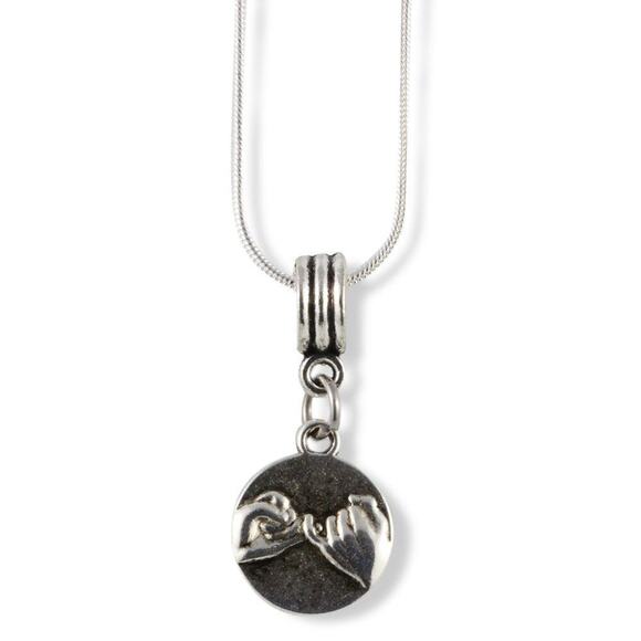 Pinky Swear Promise Friendship Loyalty Necklace - Picture 1 of 4